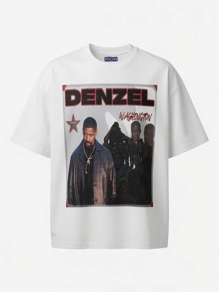 Denzel Washington T-Shirt White