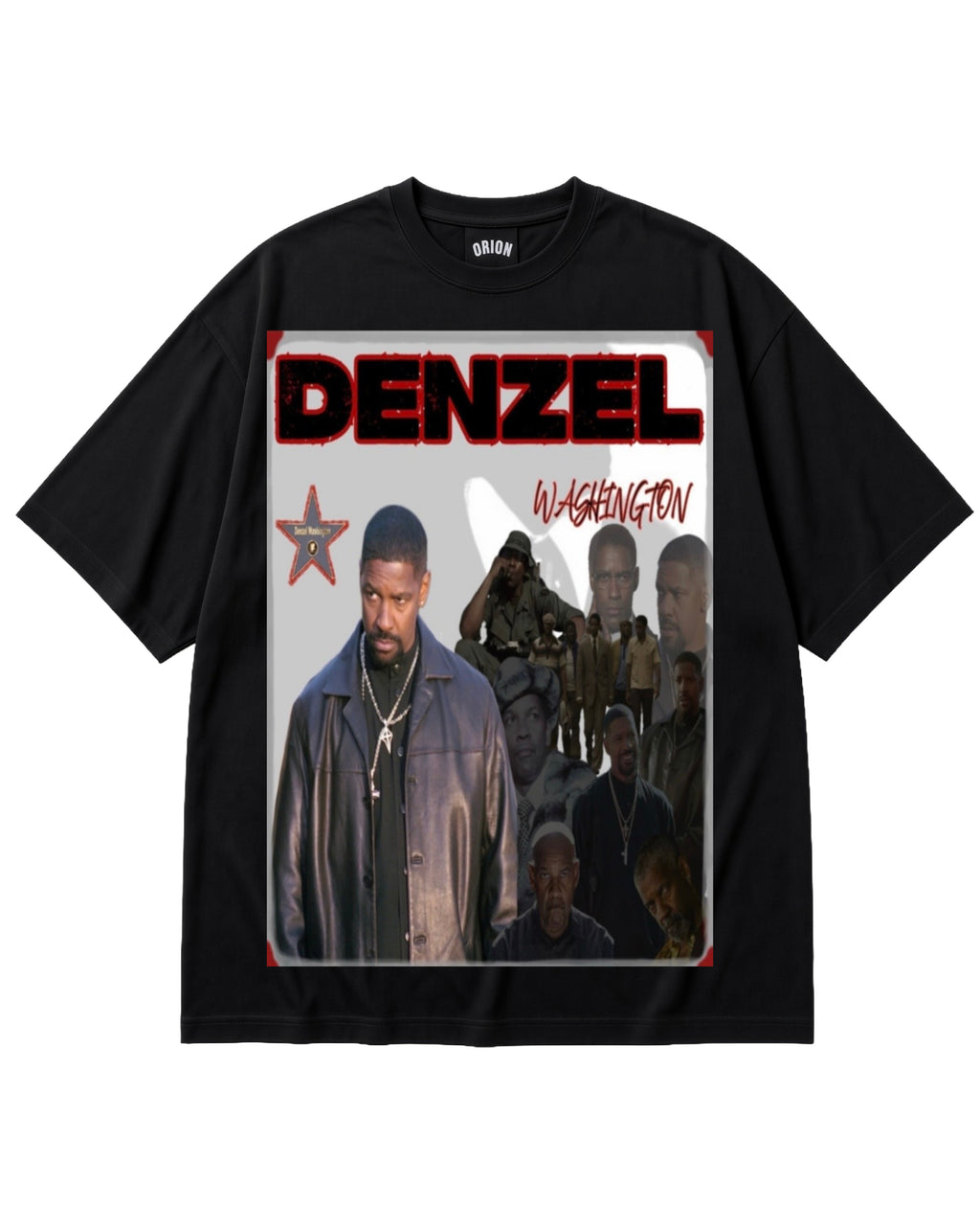 Denzel Washington T-Shirt Black