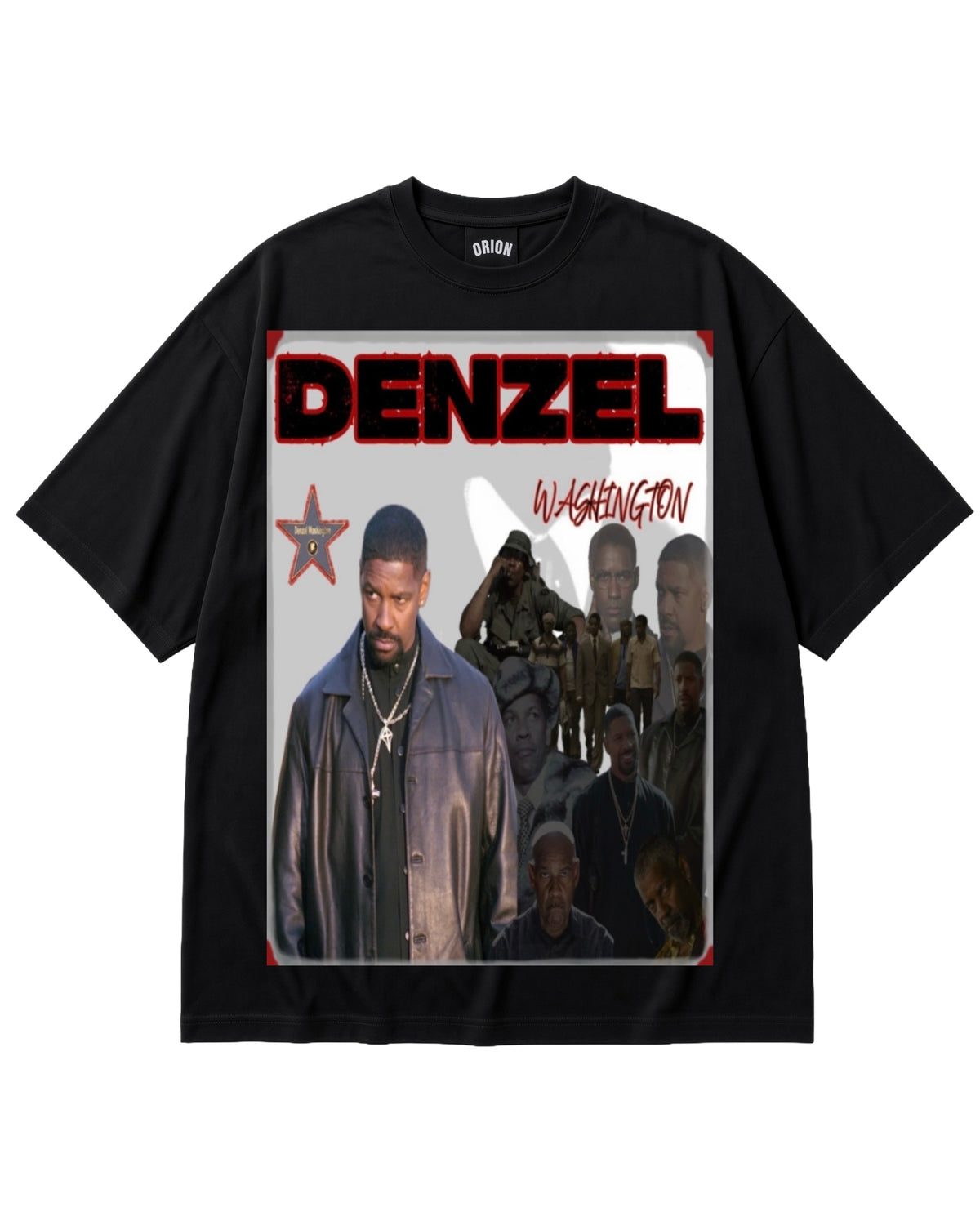 Denzel Washington T-Shirt Black